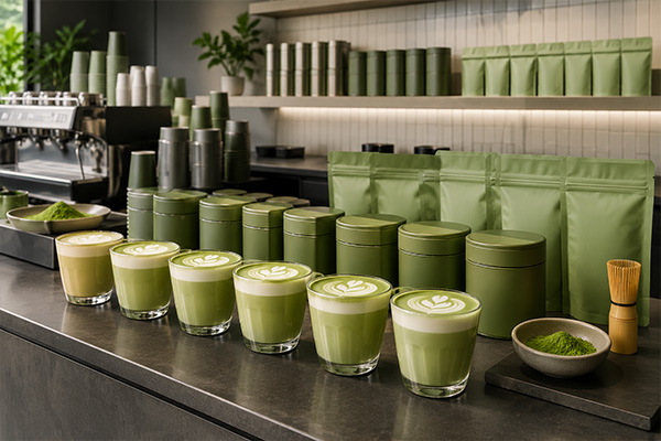 Latte-Grade-Matcha-Lösungen für Café-Ketten