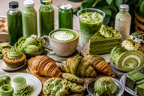 Matcha Uses in RTD Drinks Bakery Desserts